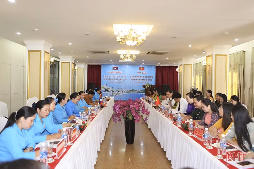 Hội LHPN Hà Tĩnh và Liên hiệp Phụ nữ tỉnh Khăm Muộn tăng cường hợp tác phát triển