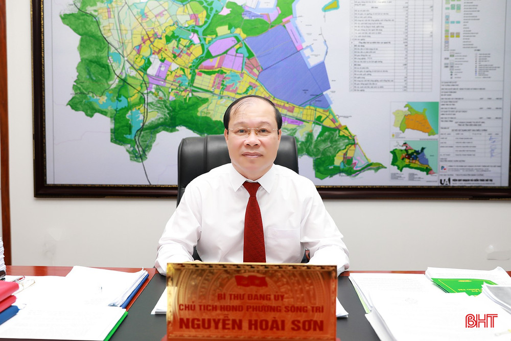 Ông Nguyễn Hoài Sơn - Bí thư Đảng ủy, Chủ tịch HĐND phường Sông Trí. bqbht_br_ag7a9023.jpg