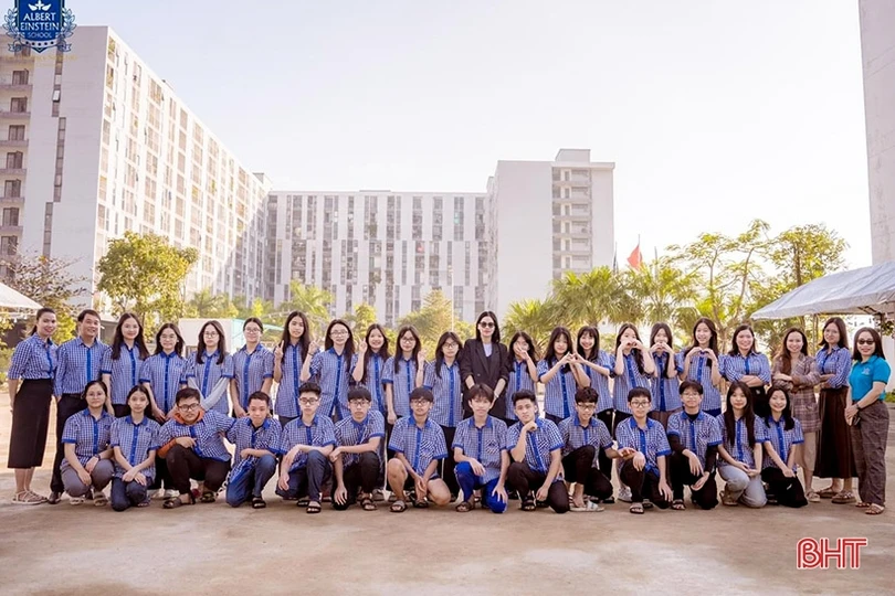 Niềm vui đầu xuân của Trường Albert Einstein Hà Tĩnh