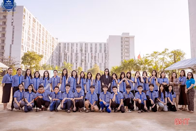 Niềm vui đầu xuân của Trường Albert Einstein Hà Tĩnh