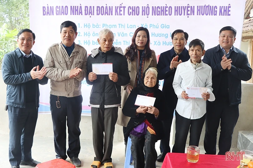 Các đơn vị, tổ chức hỗ trợ xây nhà, tặng quà tết cho người nghèo, gia đình chính sách