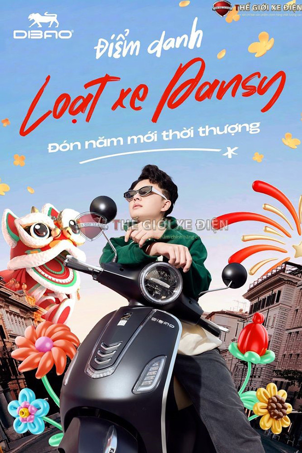 Đón năm mới 2024 với loạt xe Pansy của hãng Dibao Đài Loan