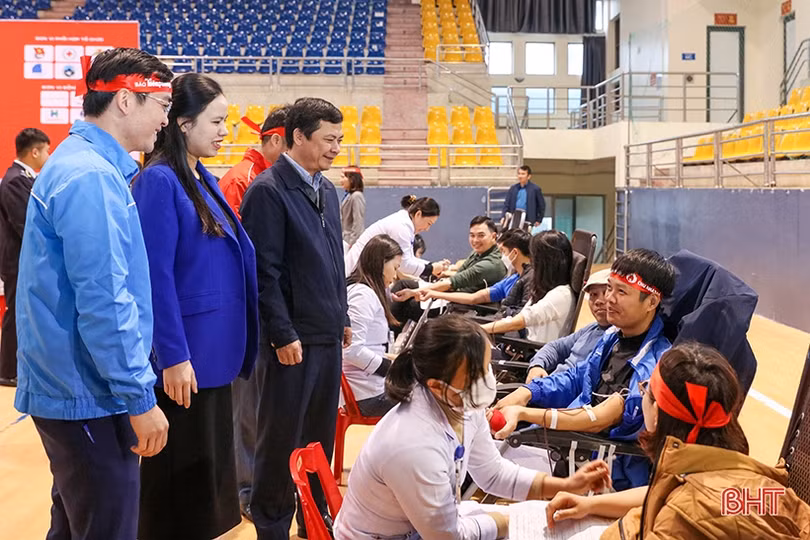 Ngày “Chủ nhật đỏ” tại Hà Tĩnh thu về 668 đơn vị máu