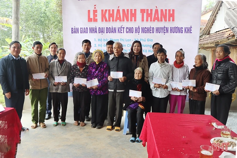 Các đơn vị, tổ chức hỗ trợ xây nhà, tặng quà tết cho người nghèo, gia đình chính sách