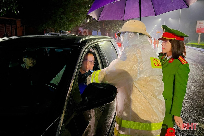 Vi phạm nồng độ cồn ở Hà Tĩnh có xu hướng giảm