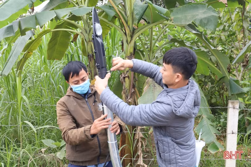 Lắp đặt đường điện “Thắp sáng làng quê” trị giá 1 tỷ đồng ở Hương Sơn