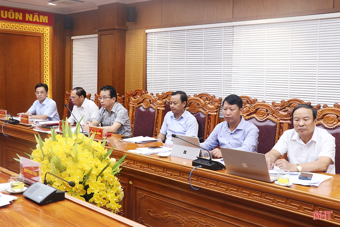 Ban Chỉ đạo phòng, chống tham nhũng, tiêu cực tỉnh Hà Tĩnh họp phiên thứ nhất