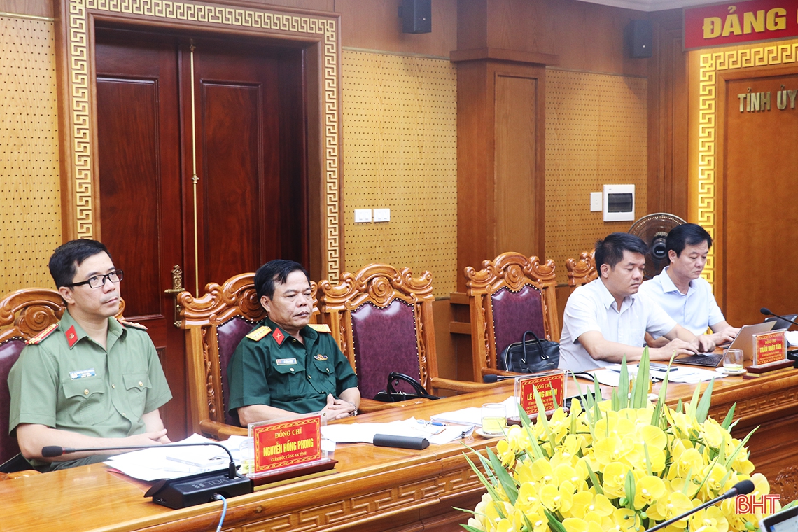 Ban Chỉ đạo phòng, chống tham nhũng, tiêu cực tỉnh Hà Tĩnh họp phiên thứ nhất