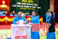 Bầu 19 đồng chí vào Ban Chấp hành Liên đoàn Lao động tỉnh Hà Tĩnh khóa XX