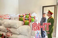 Triệt phá đường dây sản xuất, buôn bán gạo giả nhãn hiệu tại Hà Tĩnh