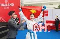 Nữ VĐV Karate Hà Tĩnh giành huy chương vàng SEA Games 33