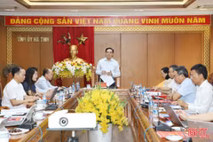 Chủ tịch UBND tỉnh chủ trì hội nghị duyệt Đại hội Đảng bộ UBND tỉnh