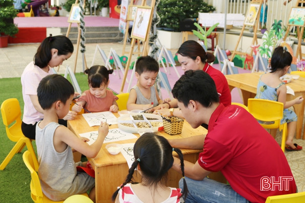 Trải nghiệm thú vị tại “Kids open day 2019” Mầm non iSchool Hà Tĩnh