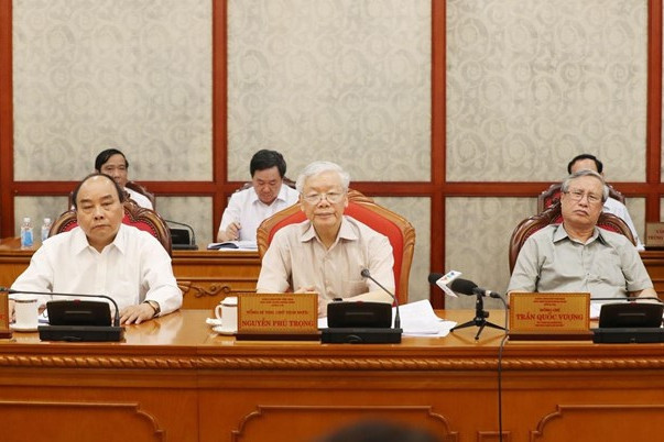 Tổng Bí thư, Chủ tịch nước Nguyễn Phú Trọng chủ trì họp Bộ Chính trị hình ảnh 2 Tổng Bí thư, Chủ tịch nước Nguyễn Phú Trọng chủ trì họp Bộ Chính trị