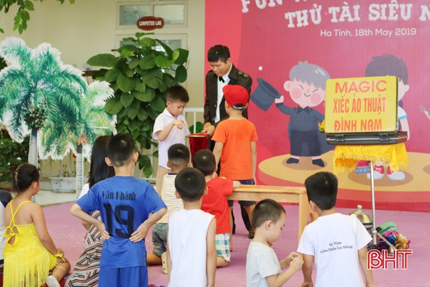 Trải nghiệm thú vị tại “Kids open day 2019” Mầm non iSchool Hà Tĩnh