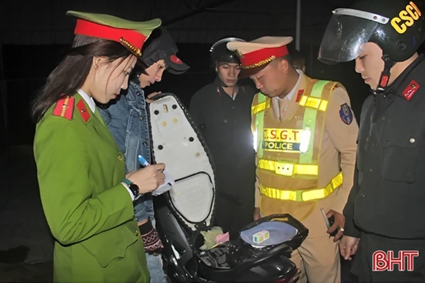 Công an Thạch Hà học Bác tinh thần phụng sự nhân dân