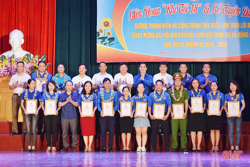 Hồng Lĩnh tuyên dương 15 gương thanh niên, công trình tiêu biểu