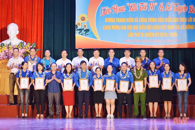 Hồng Lĩnh tuyên dương 15 gương thanh niên, công trình tiêu biểu