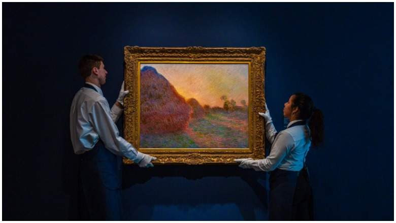 Bức tranh vẽ đống rơm của danh họa Monet được đấu giá 110,7 triệu USD