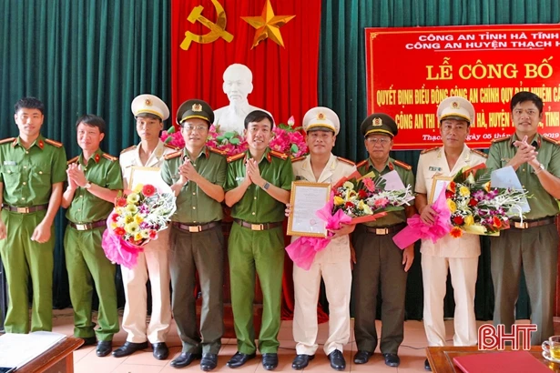 Công an Thạch Hà học Bác tinh thần phụng sự nhân dân