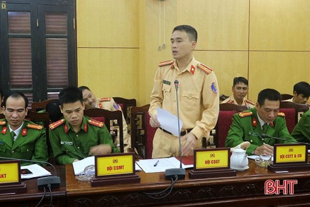 Công an TP Hà Tĩnh hợp nhất Đội CSGT - Đội Cảnh sát trật tự, cơ động