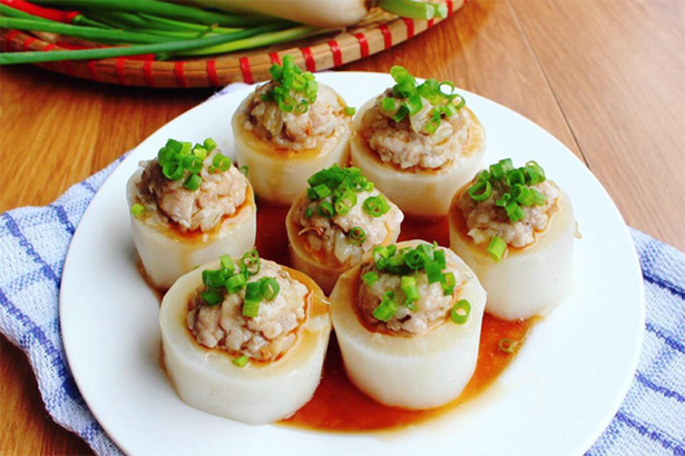 Củ cải nhồi thịt nóng hổi “vừa thổi vừa ăn” cho ngày mưa