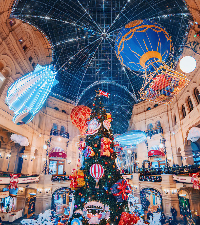 Vẻ đẹp như bước ra từ cổ tích của thủ đô Nga vào mùa đông