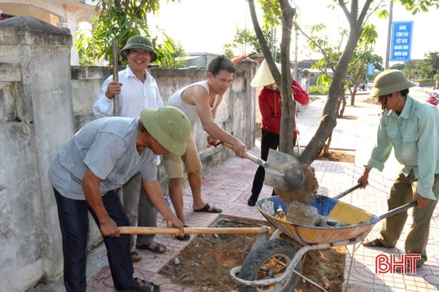 Thị xã Kỳ Anh hoàn thành 12 tuyến phố văn minh