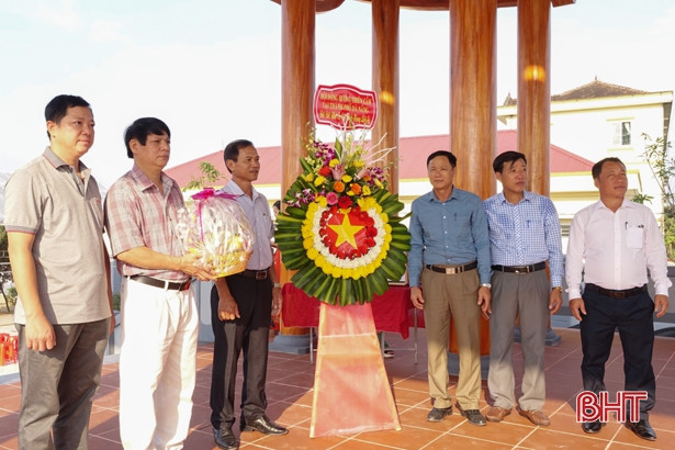 Khánh thành nhà bia tưởng niệm anh hùng liệt sỹ thị trấn Thiên Cầm