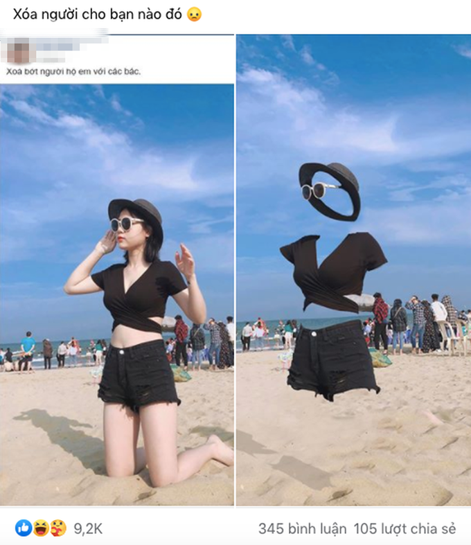 Cô gái câm nín khi nhờ photoshop “xóa bớt người”