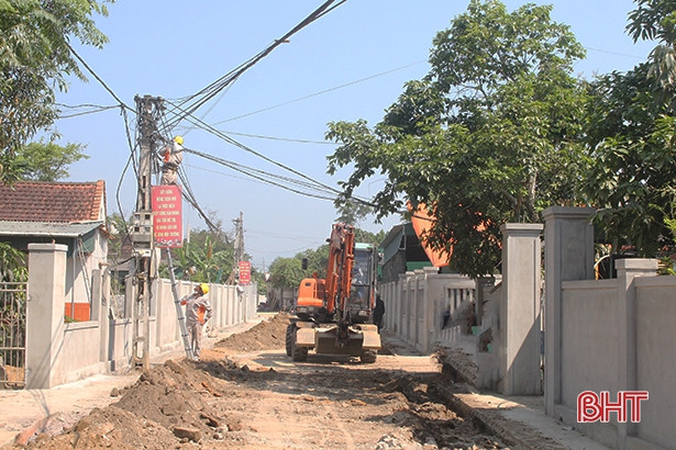 15 tỷ đồng xây dựng các công trình chào mừng đại hội Đảng bộ xã