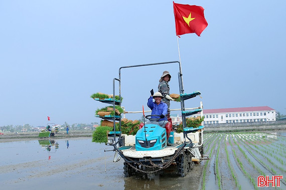 Nông dân Hà Tĩnh thi đua lao động, sản xuất