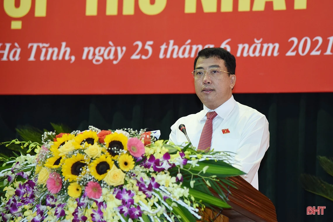 Kỳ họp thứ nhất, HĐND tỉnh Hà Tĩnh khóa XVIII thành công tốt đẹp