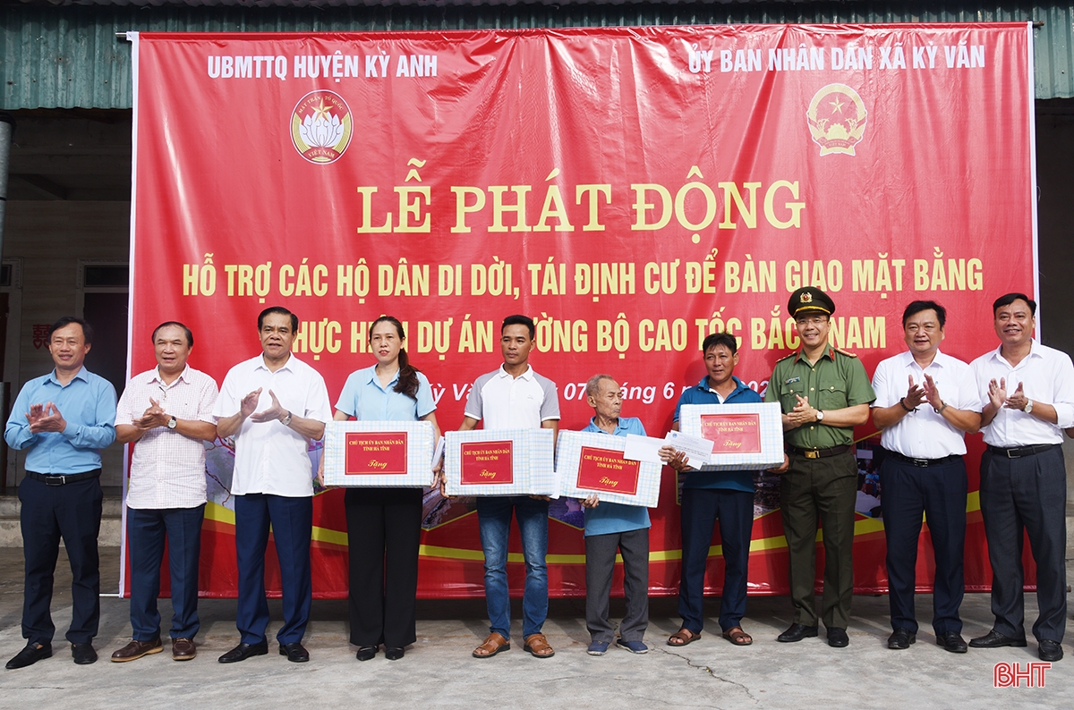 Phát động di dời, tái định cư, bàn giao mặt bằng dự án cao tốc Bắc - Nam
