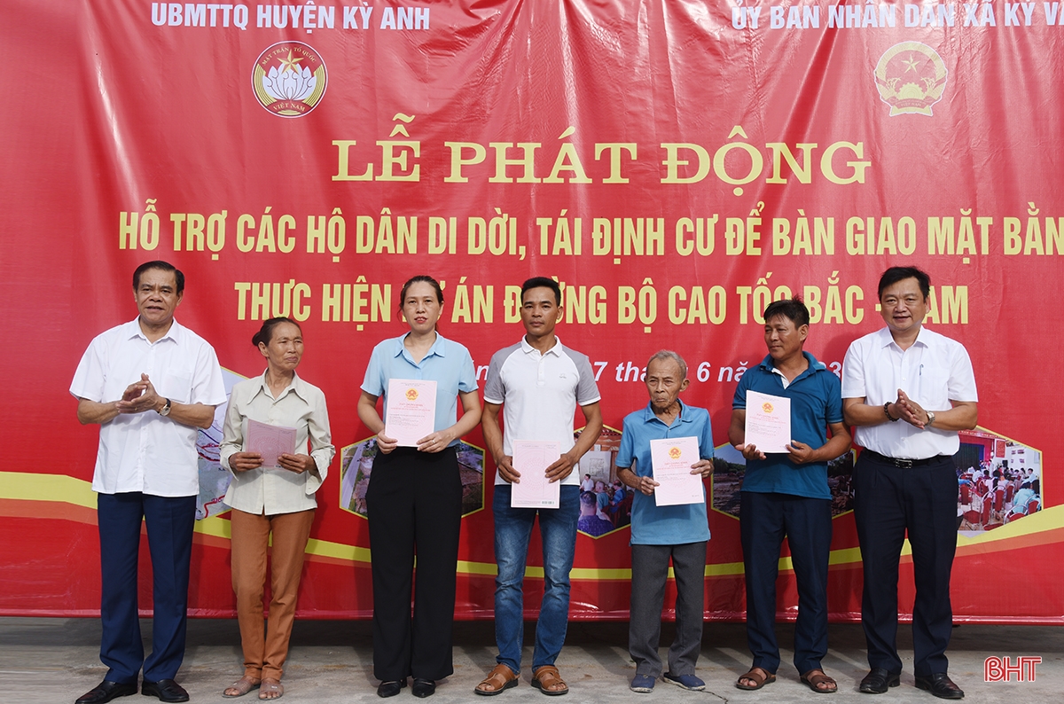 Phát động di dời, tái định cư, bàn giao mặt bằng dự án cao tốc Bắc - Nam