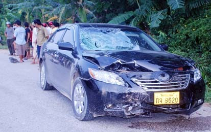 Hiện trường vụ tai nạn