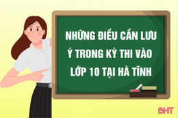 [Motion Graphics] Những điều cần lưu ý trong kỳ thi vào lớp 10 tại Hà Tĩnh 