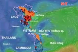 Diễn biến mới về áp thấp nhiệt đới trên Biển Đông