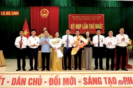 Trưởng ban Nội chính Tỉnh ủy dự Kỳ họp thứ nhất HĐND xã Hà Linh