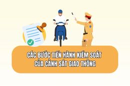 [Motion Graphics] Các bước tiến hành kiểm soát của cảnh sát giao thông