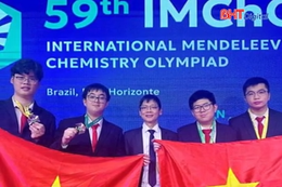 Việt Nam giành 4 huy chương tại kỳ thi Olympic Hóa học Quốc tế