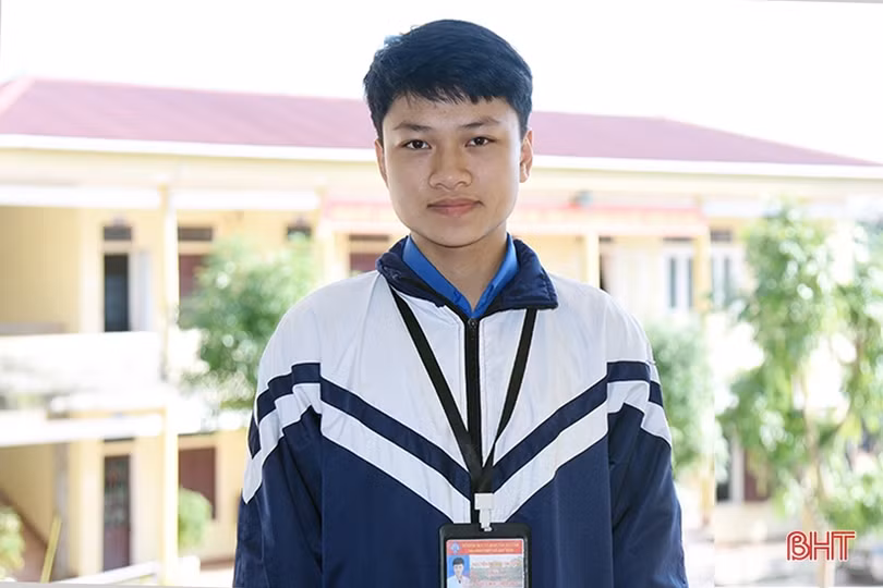 Nam sinh vượt khó, 3 năm liền đạt học sinh giỏi tỉnh Hà Tĩnh