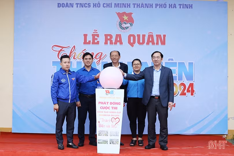 Tuổi trẻ Hà Tĩnh đồng loạt ra quân hưởng ứng Tháng Thanh niên 2024