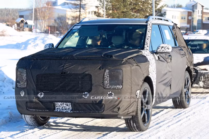 Hyundai Palisade 2026 lần đầu lộ ảnh nội thất