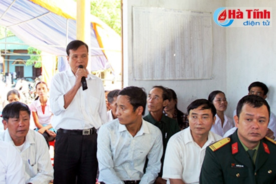 Đoàn ĐBQH và HĐND tỉnh tiếp xúc cử tri các huyện Lộc Hà, Nghi Xuân ảnh 2 Đoàn ĐBQH và HĐND tỉnh tiếp xúc cử tri các huyện Lộc Hà, Nghi Xuân ảnh 2