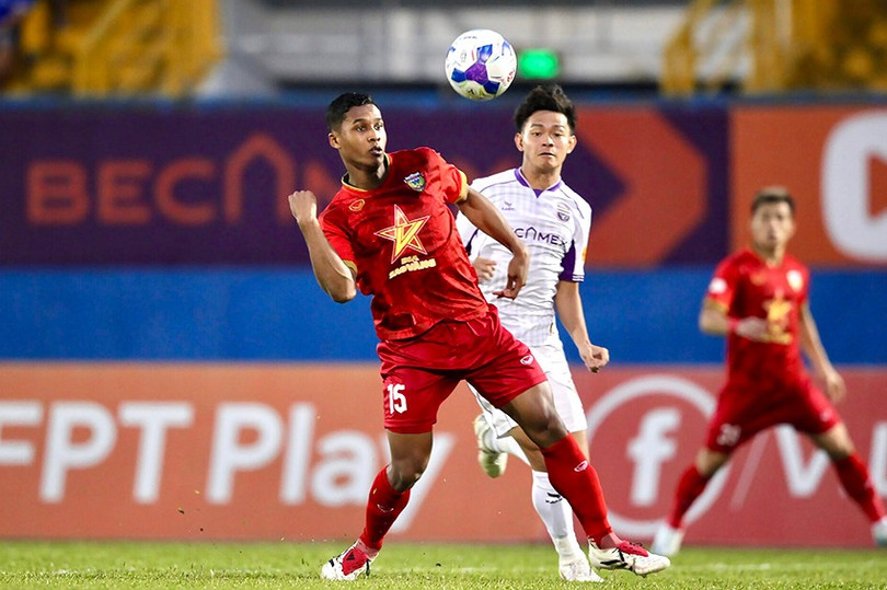 Hồng Lĩnh Hà Tĩnh tiếp đón Becamex Bình Dương trong khuôn khổ vòng 21 V.League 2024/25 vào lúc 18h ngày 3/5 trên sân Hà Tĩnh. Ảnh: VPF. 7-20-1920x1242.jpg