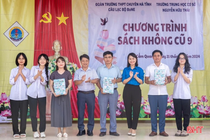 Chương trình “Sách không cũ” là hoạt động thường niên của học sinh Trường THPT Chuyên Hà Tĩnh nhằm lan tỏa văn hóa đọc. Ảnh tư liệu. bqbht_br_503573486-1166384778851746-1797251218459920201-n1.jpg