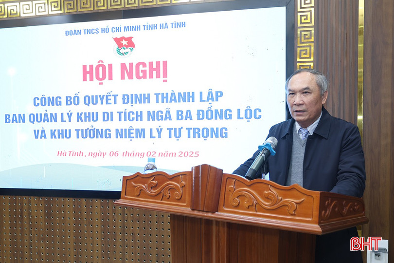 Trưởng ban Tổ chức Tỉnh ủy Võ Hồng Hải phát biểu tại hội nghị. bqbht_br_aimg-3324.jpg