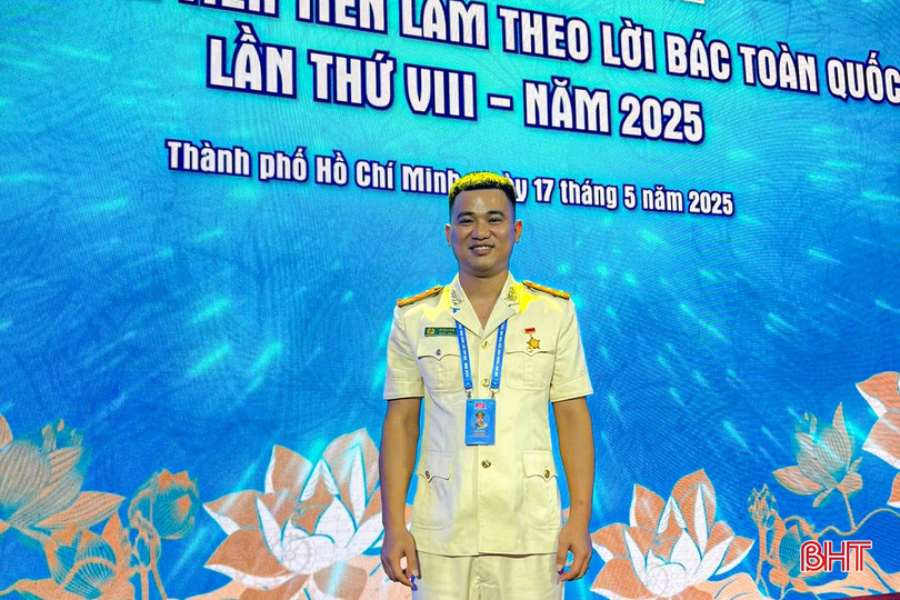Đại úy Lê Văn Công được tuyên dương Thanh niên tiên tiến làm theo lời Bác toàn quốc năm 2025. bqbht_br_a499310744-1389344525981701-1063632865999589732-n.jpg