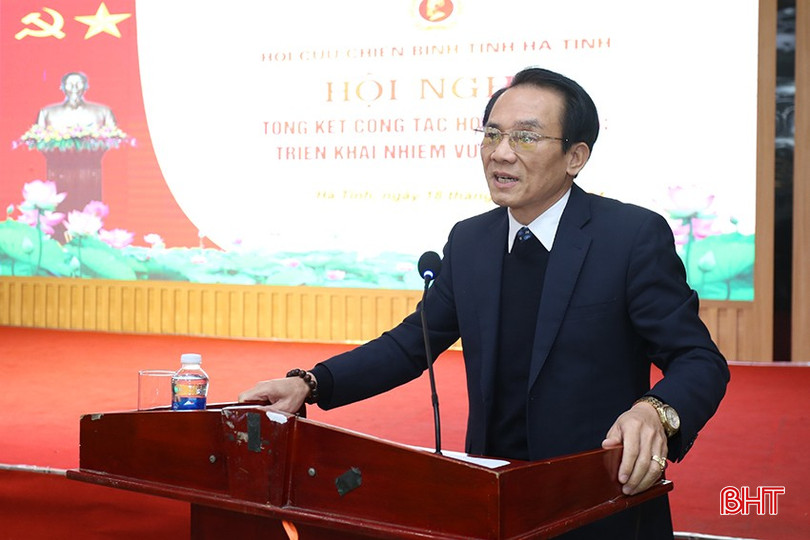 Phó Trưởng ban Dân vận Tỉnh uỷ Nguyễn Hải Nam mong muốn cán bộ, hội viên cựu chiến binh Hà Tĩnh tiếp tục đẩy mạnh công tác tuyên truyền, quan tâm đời sống hội viên, vun đắp nghĩa tình đồng đội, phản bác các thông tin sai lệch, bảo vệ nền tảng tư tưởng của Đảng; khẳng định vai trò, vị trí, trách nhiệm của lực lượng cựu chiến binh, cùng tỉnh nhà hoàn thành các mục tiêu, nhiệm vụ năm 2025. bqbht_br_aimg-8348.jpg